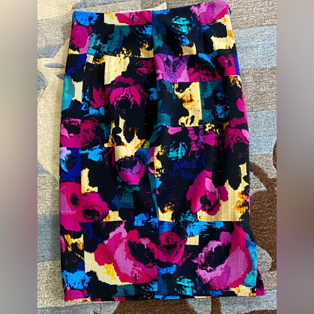 Nicole Nicole Miller Floral Pencil Skirt